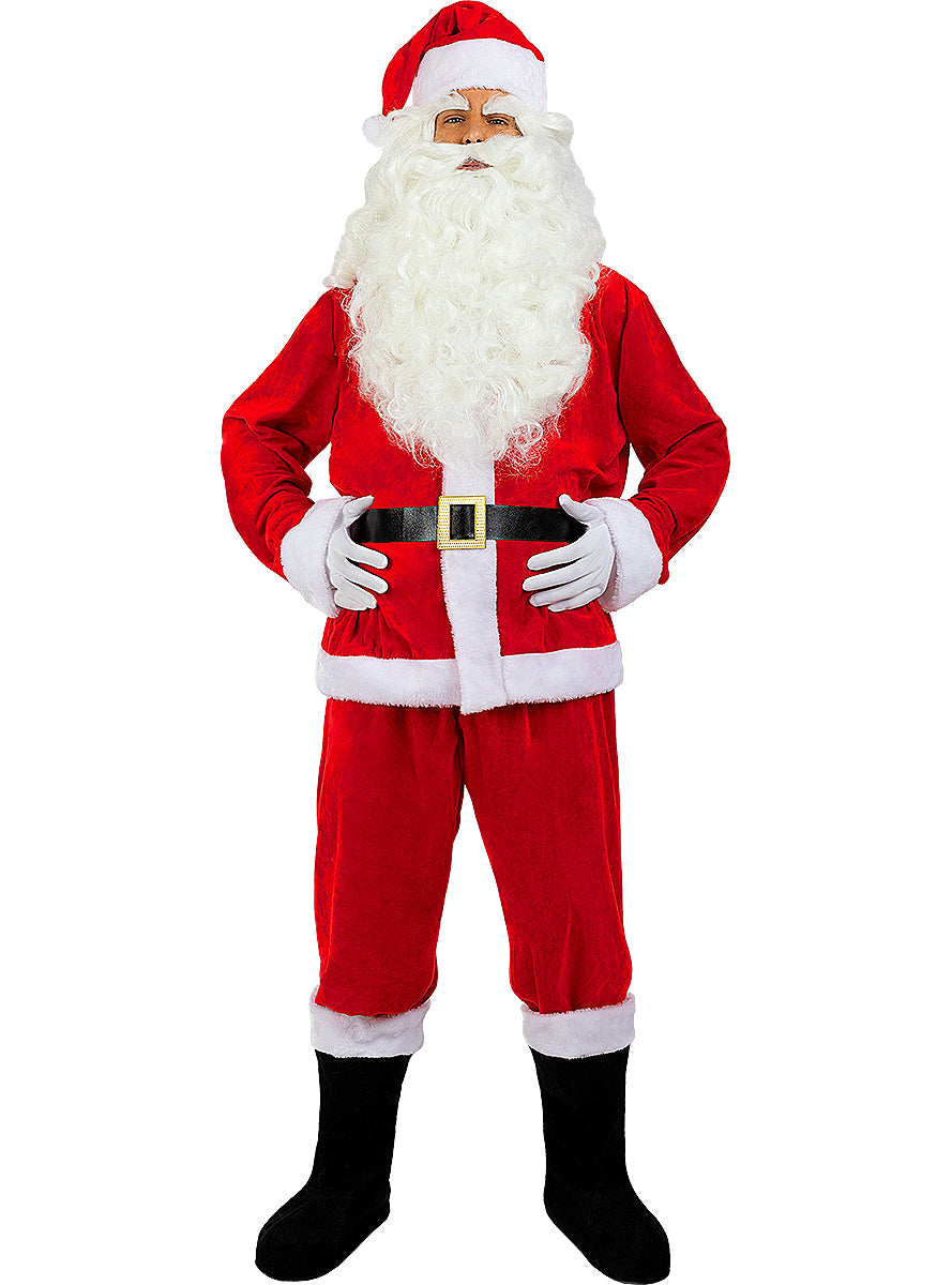 Déguisement père noël deluxe pour homme grande taille