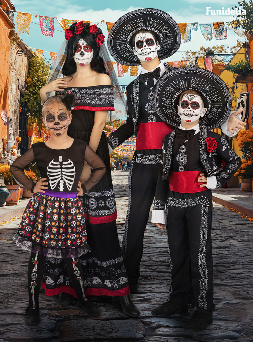 Déguisement Dia de los Muertos pour femme grande taille