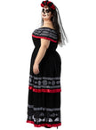 Déguisement Dia de los Muertos pour femme grande taille