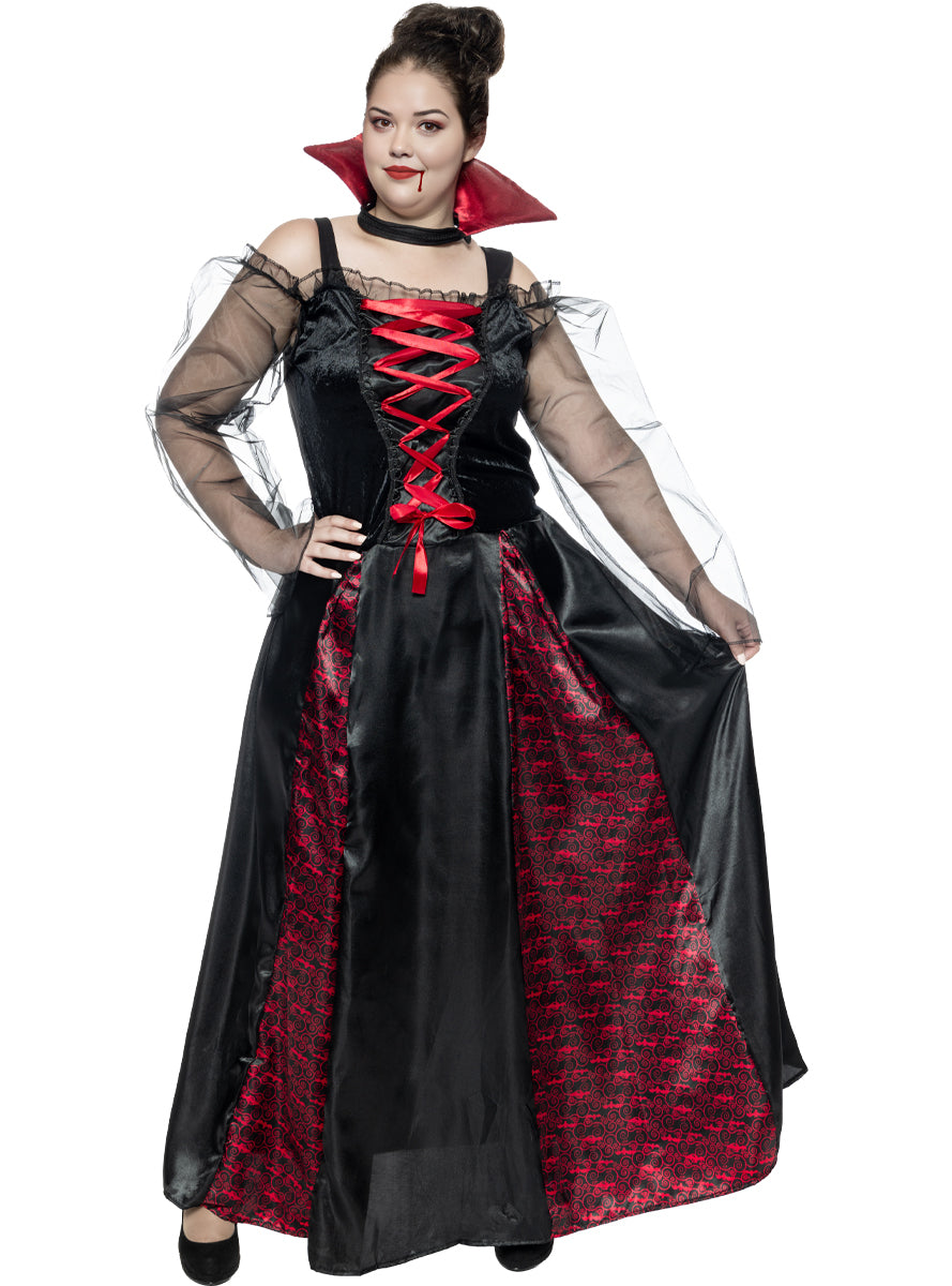 Déguisement vampire femme grande taille