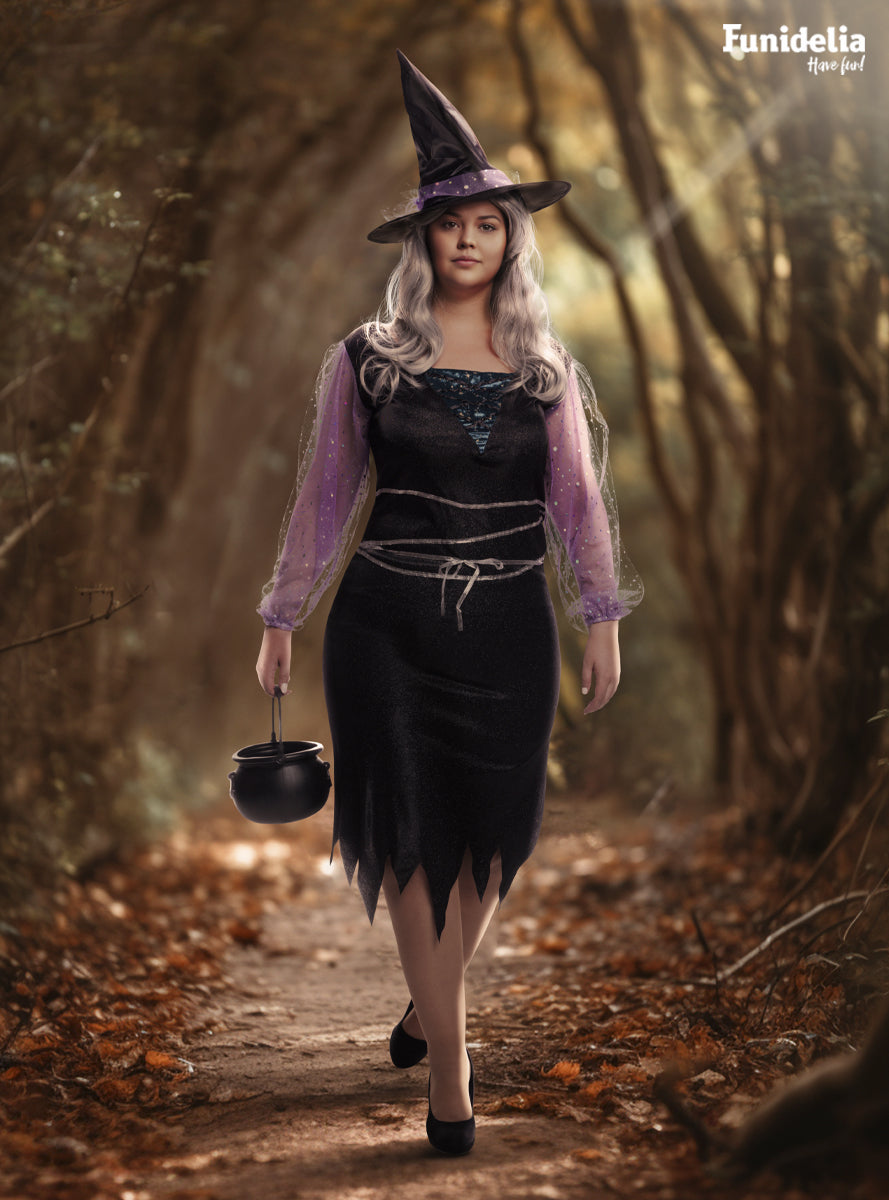 Déguisement sorcière classique femme grande taille