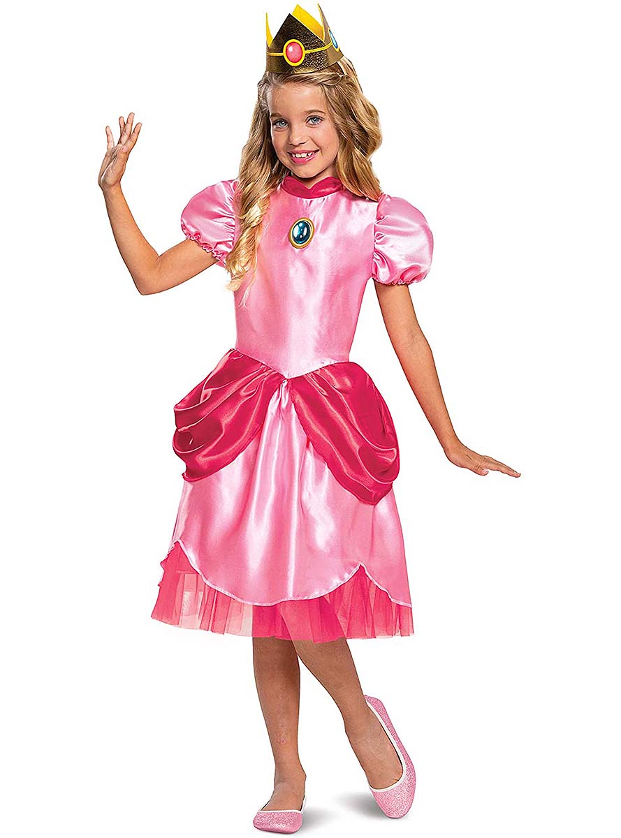 Déguisement Princesse Peach fille - Super Mario Bros