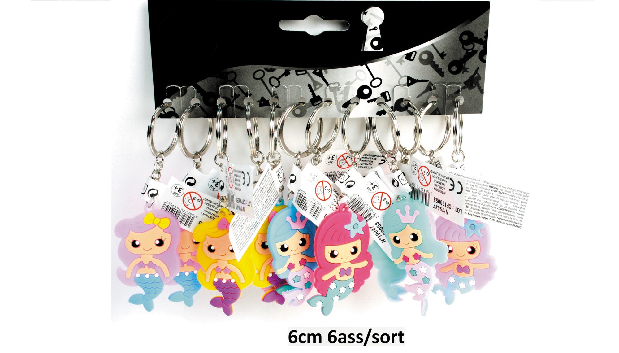 PORTE CLE SIRENE 6CM