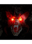 Figurine de chauve-souris avec des yeux LED clignotants