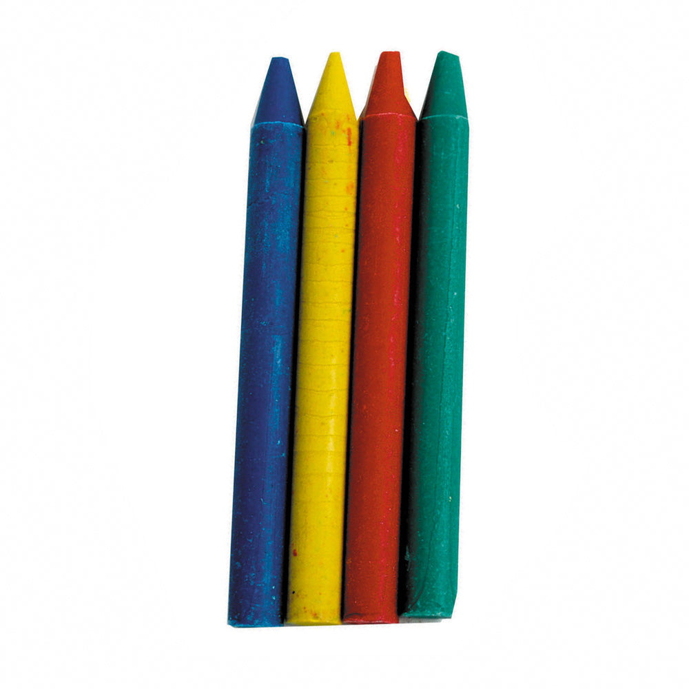 4 CRAYONS DE CIRE 8CM