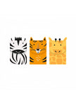 3 sachets à bonbons - Animal Safari