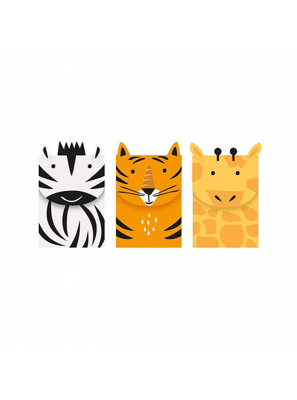 3 sachets à bonbons - Animal Safari