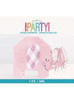 Centre de table éléphant rose baby Shower - Pink Floral Elephant