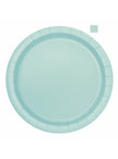 20 assiettes petites vert menthe (18 cm)