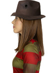 Déguisement Freddy Krueger femme avec chapeau - Les Griffes de la nuit