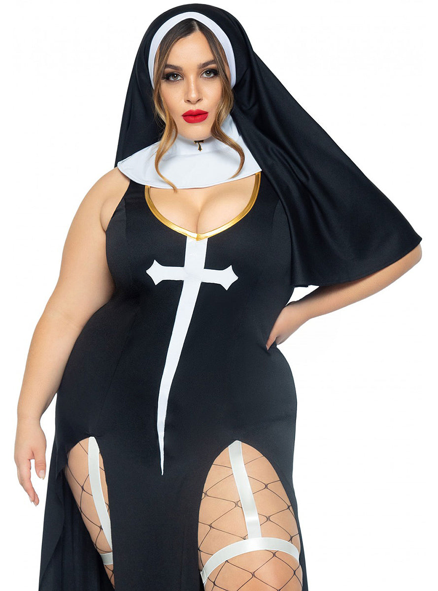 Déguisement nonne sexy femme grande taille