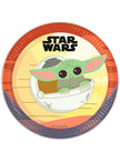 8 assiettes The Mandalorian (23cm) - Star Wars