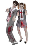 Déguisement étudiant zombie femme