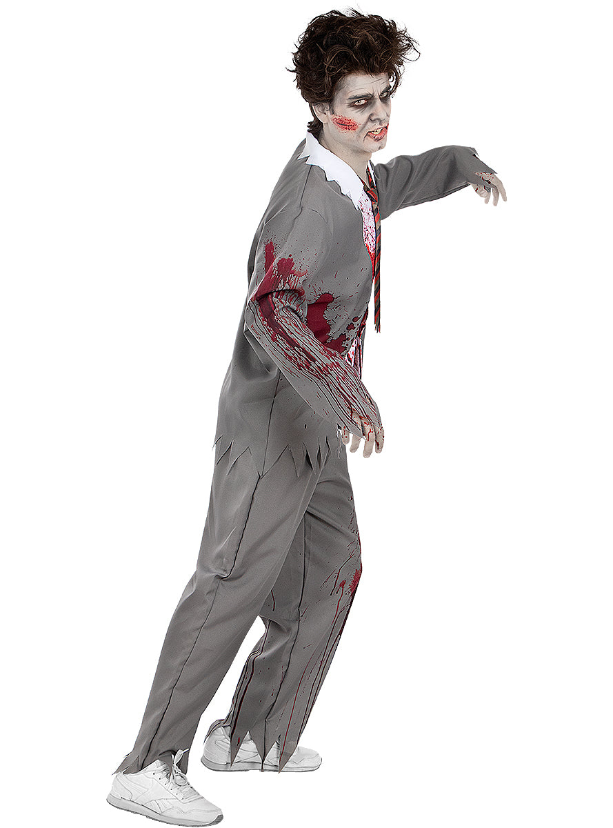Déguisement étudiant zombie homme
