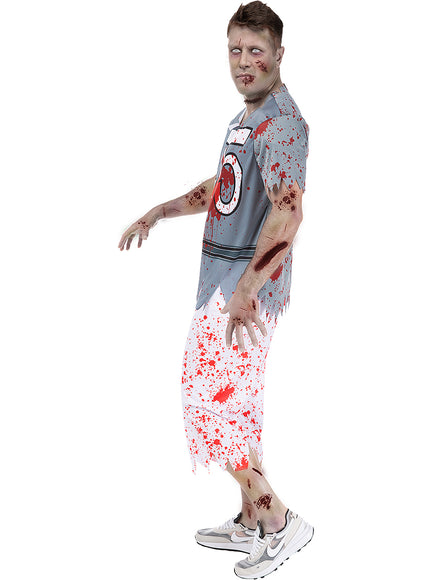 Déguisement footballeur américain zombie homme