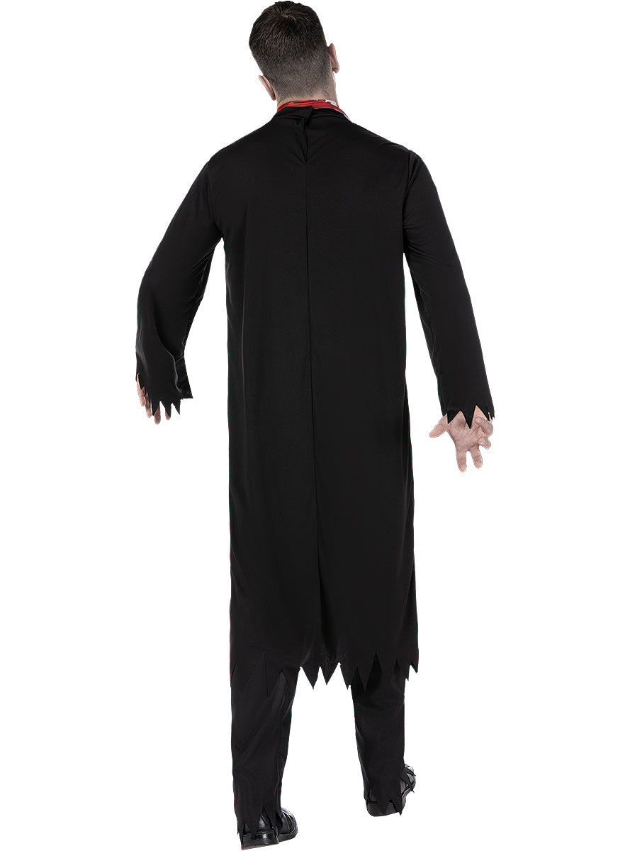 Déguisement curé zombie homme