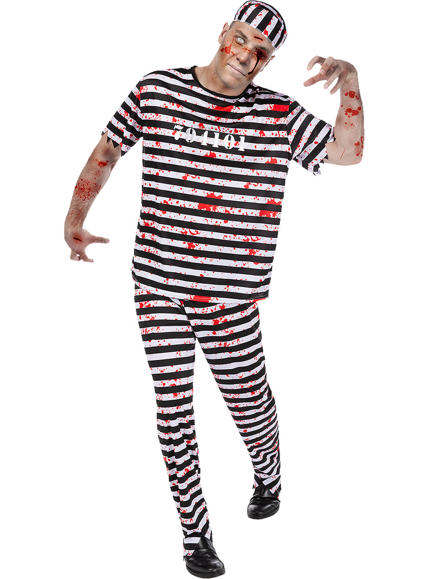 Déguisement prisonnier zombie homme