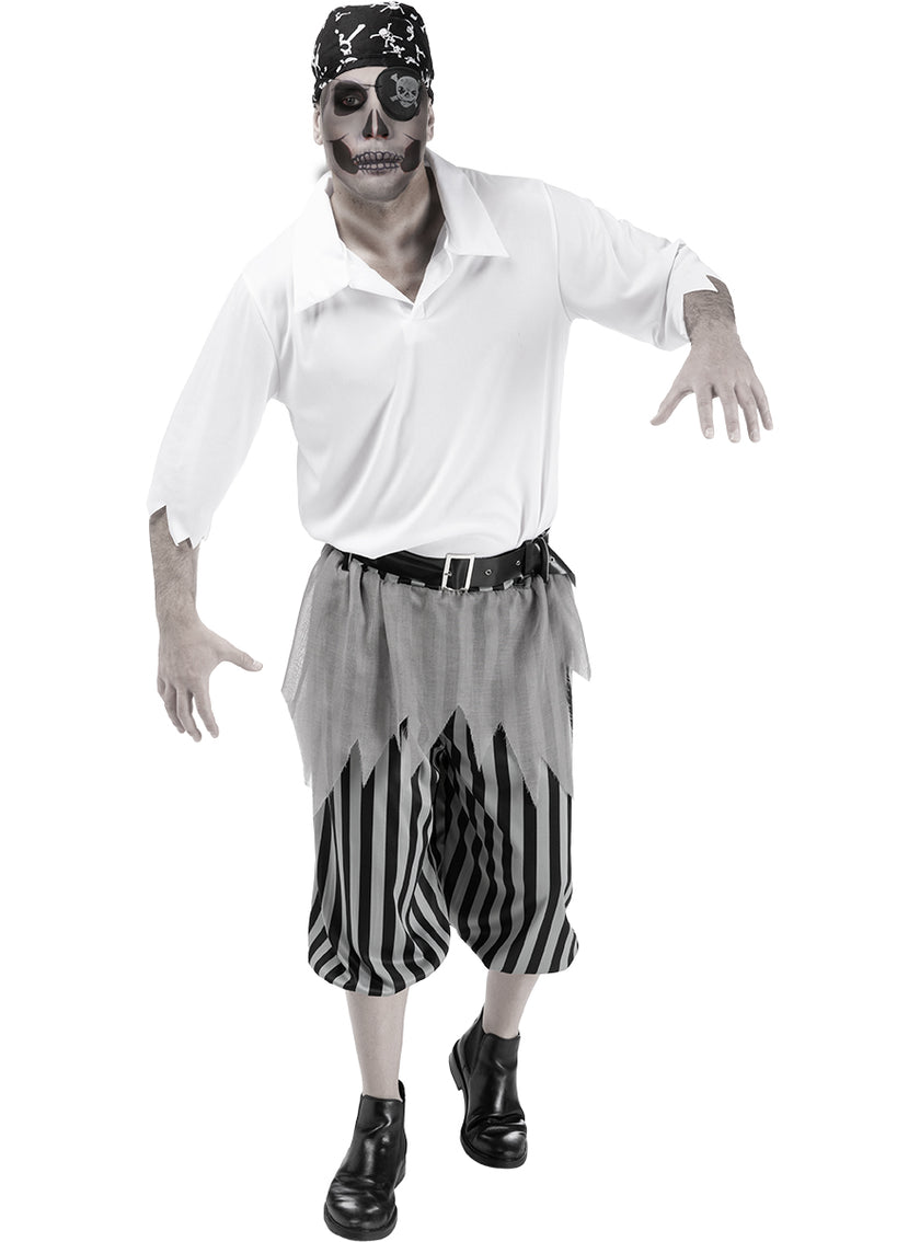 Déguisement pirate zombie homme