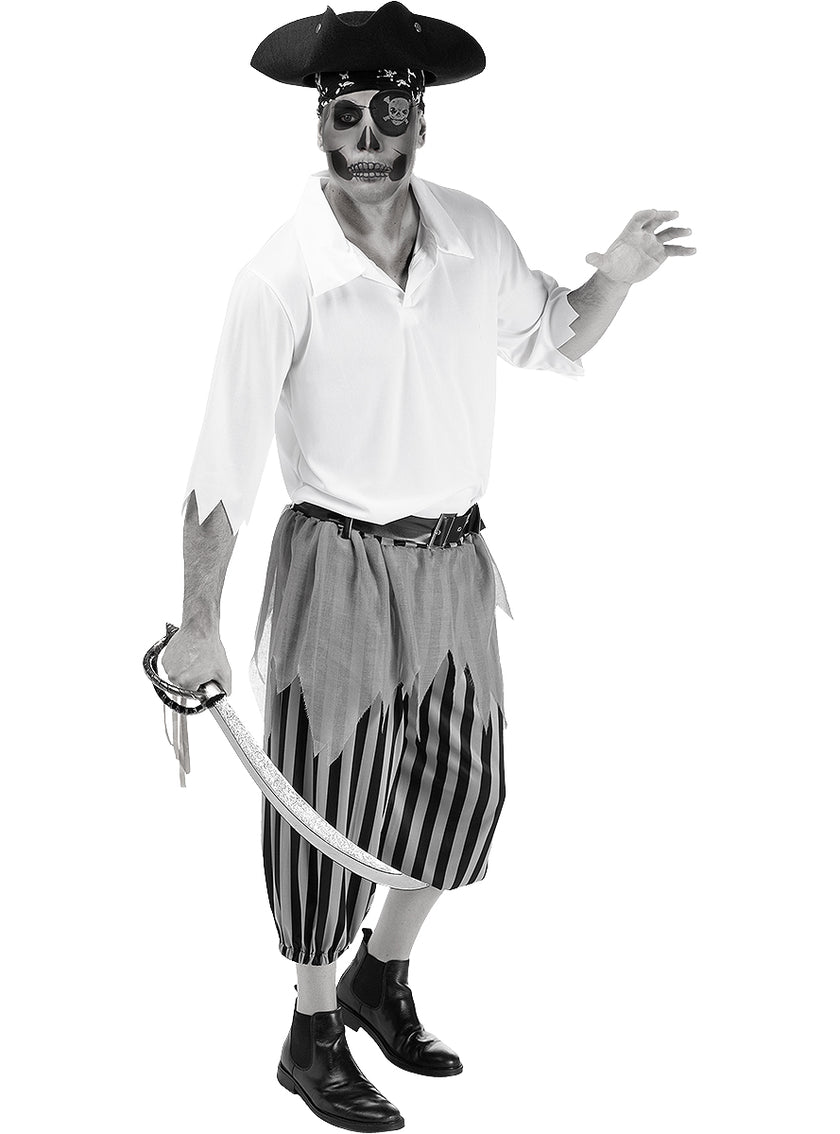 Déguisement pirate zombie homme
