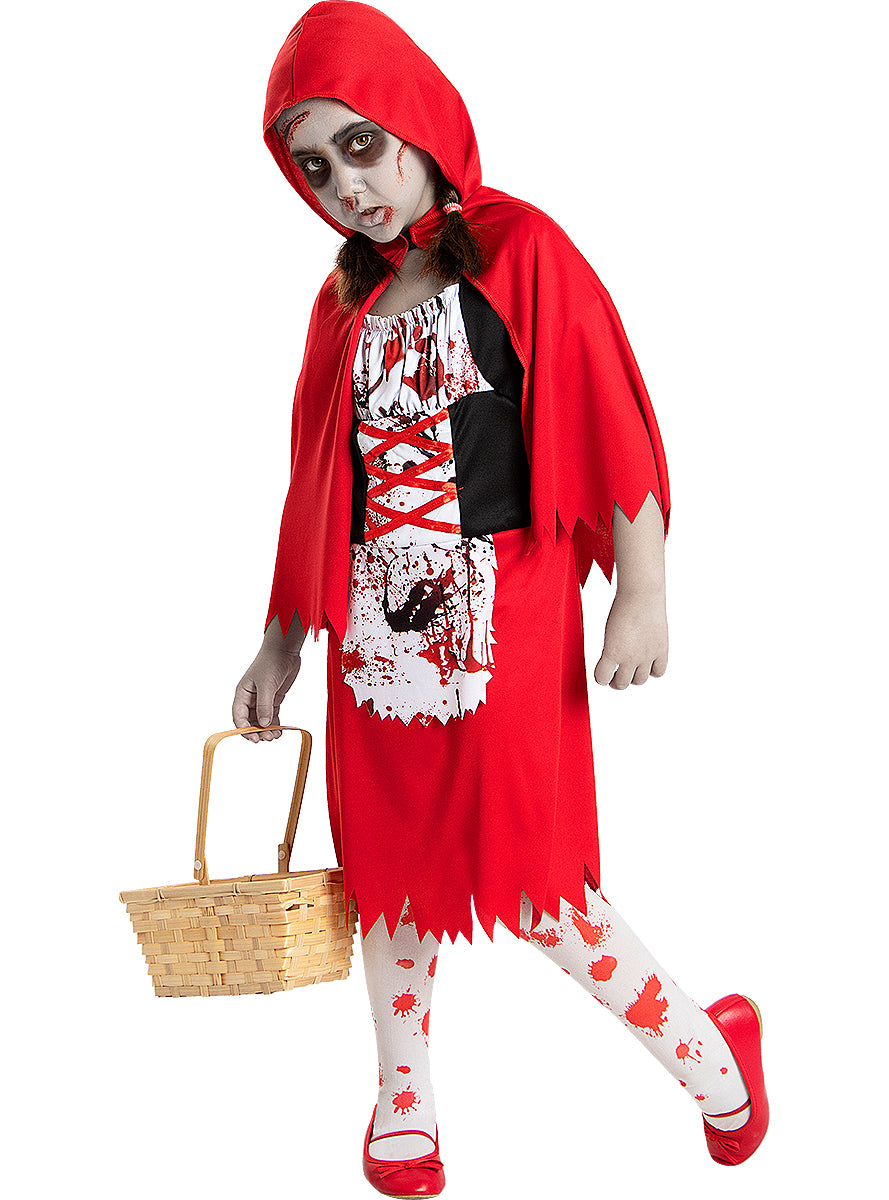 Collants zombie en sang fille