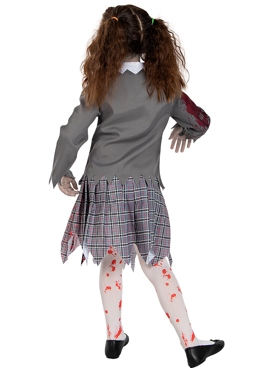 Déguisement étudiante zombie fille