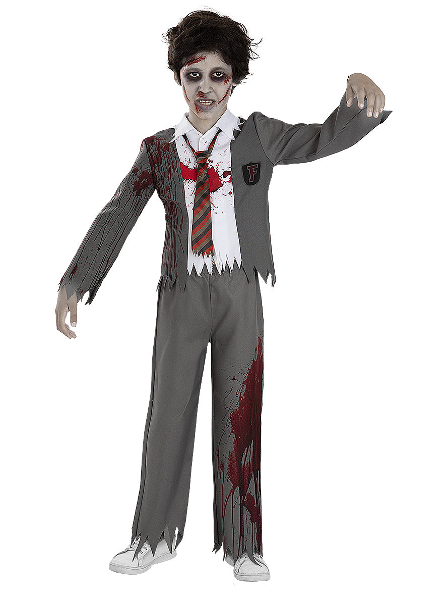 Déguisement étudiant zombie garçon