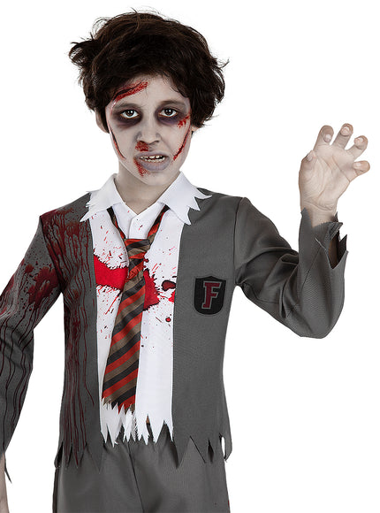 Déguisement étudiant zombie garçon