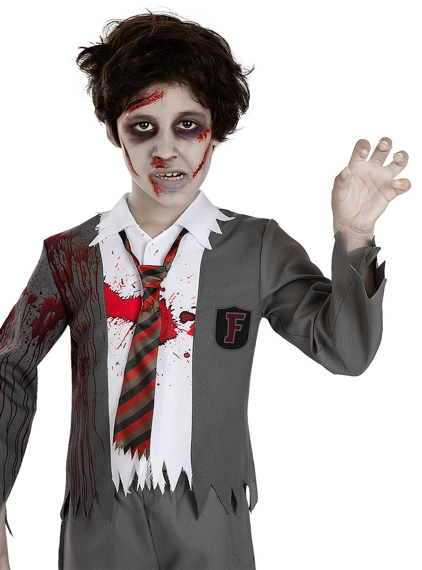 Déguisement étudiant zombie garçon