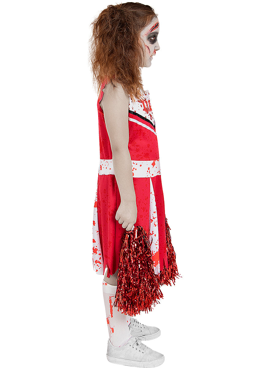Déguisement pompom girl zombie fille