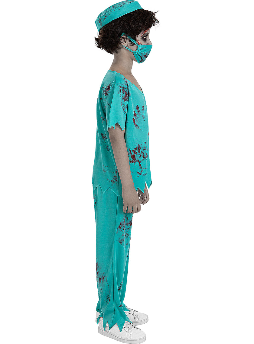 Déguisement docteur zombie garçon