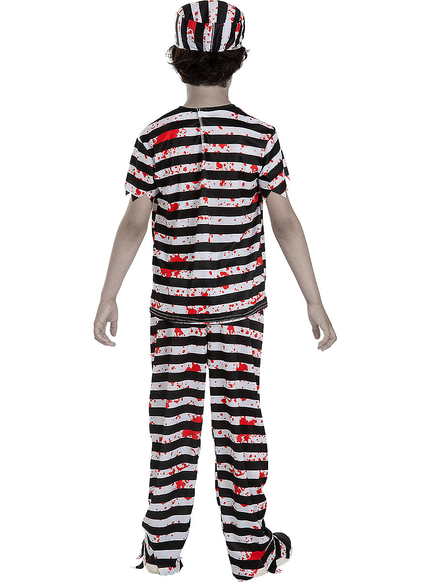 Déguisement prisonnier zombie garçon