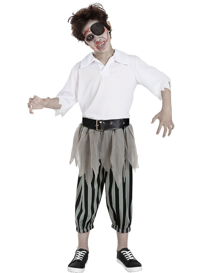 Déguisement pirate zombie garçon