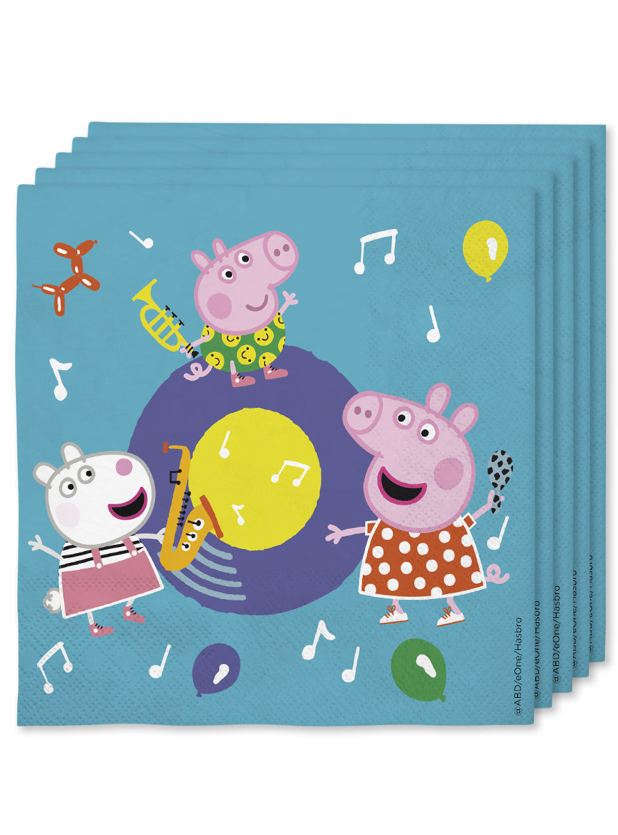 16 serviettes Peppa Pig (33x33cms)
