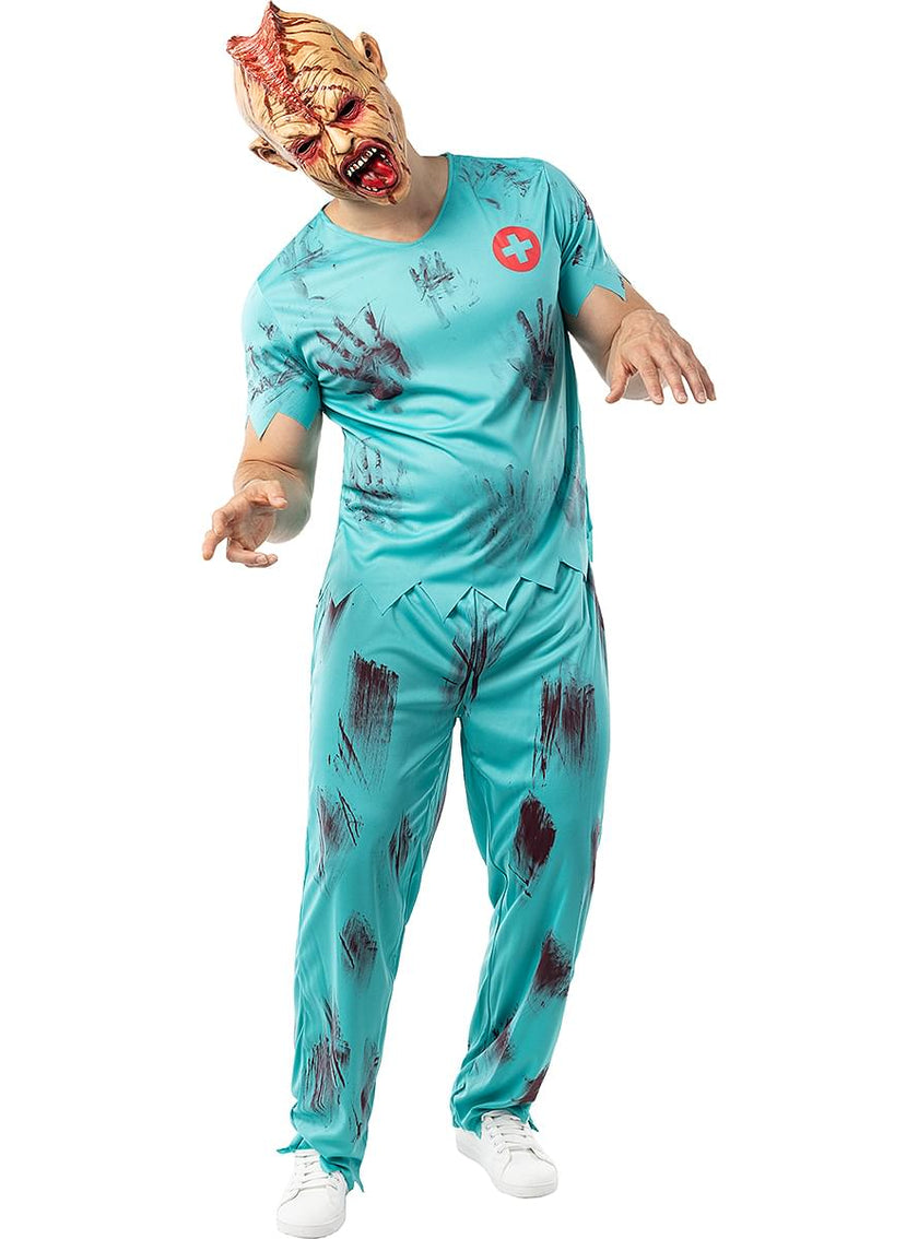 Déguisement médecin chirurgien zombie homme grande taille