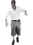 Déguisement pirate zombie homme grande taille