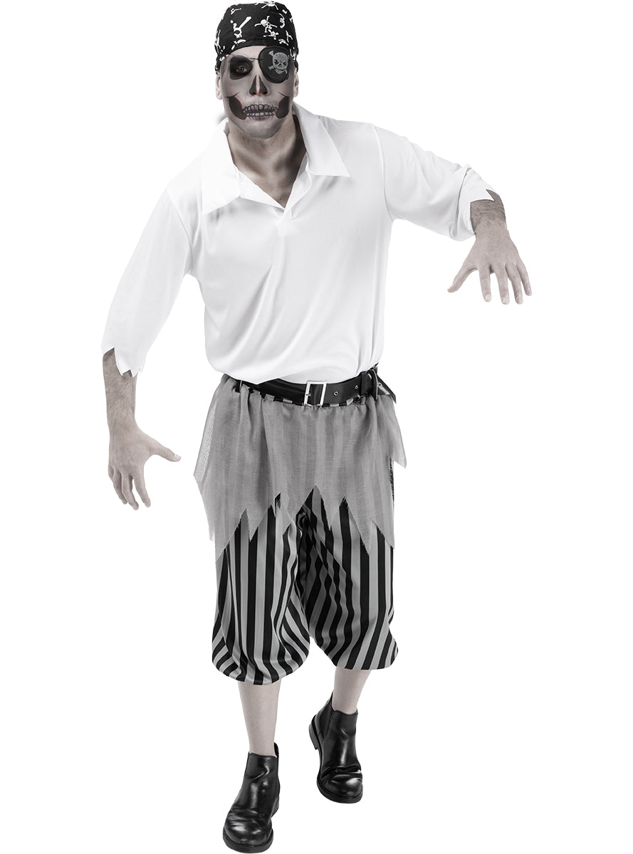Déguisement pirate zombie homme grande taille