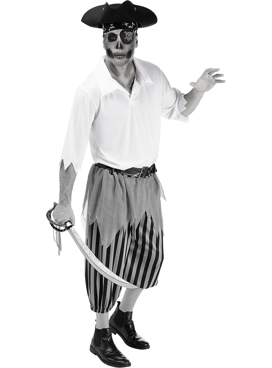 Déguisement pirate zombie homme grande taille