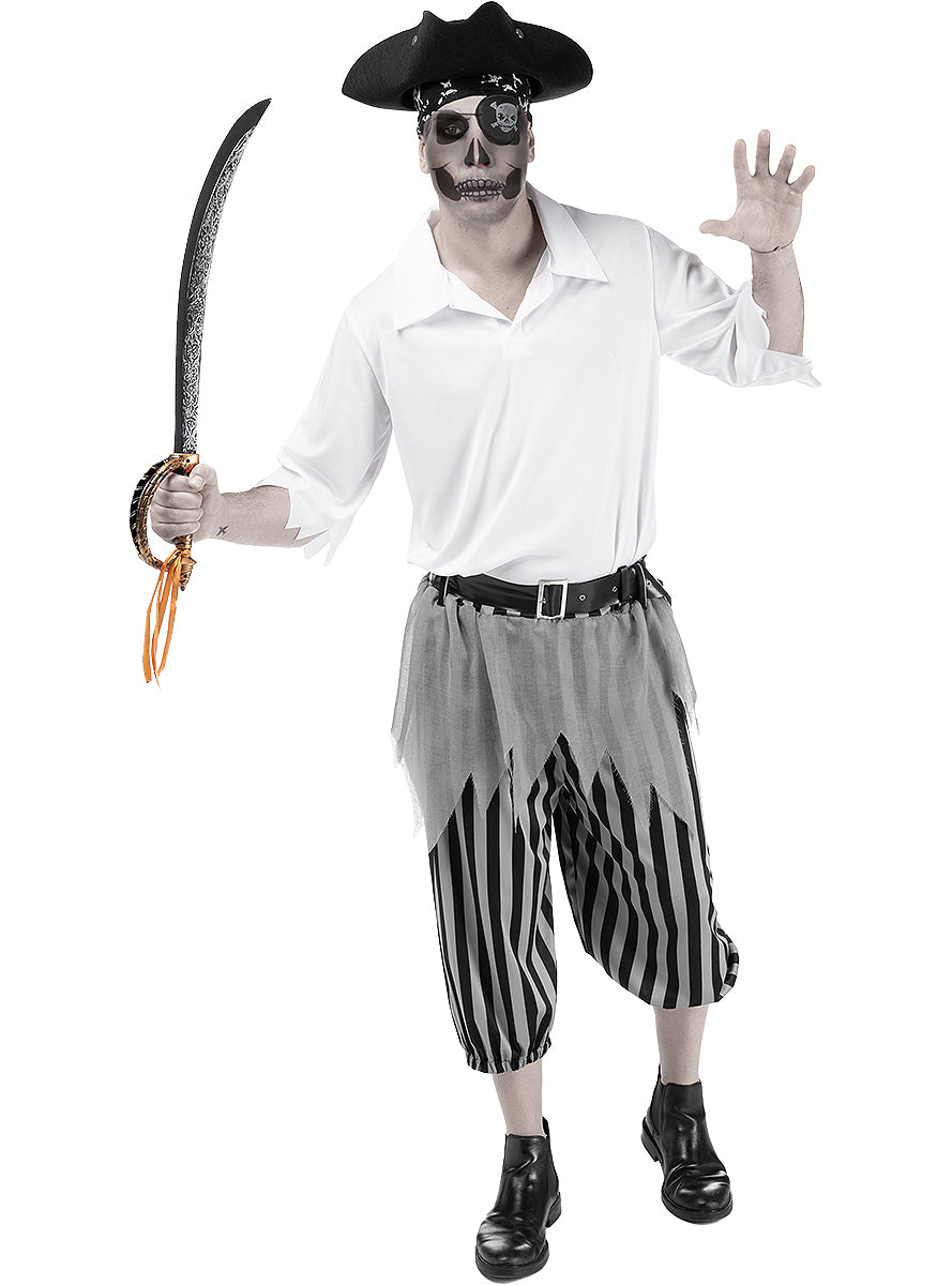 Déguisement pirate zombie homme grande taille