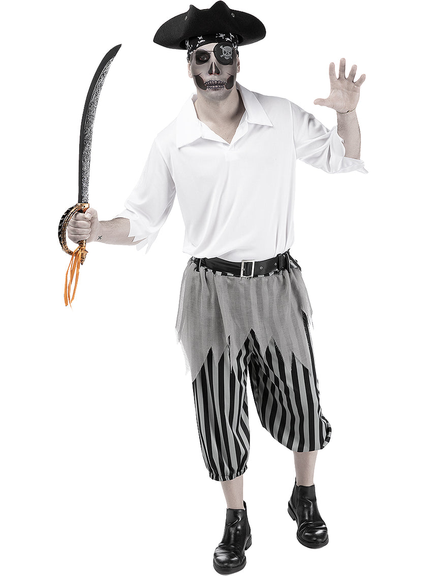 Déguisement pirate zombie homme grande taille