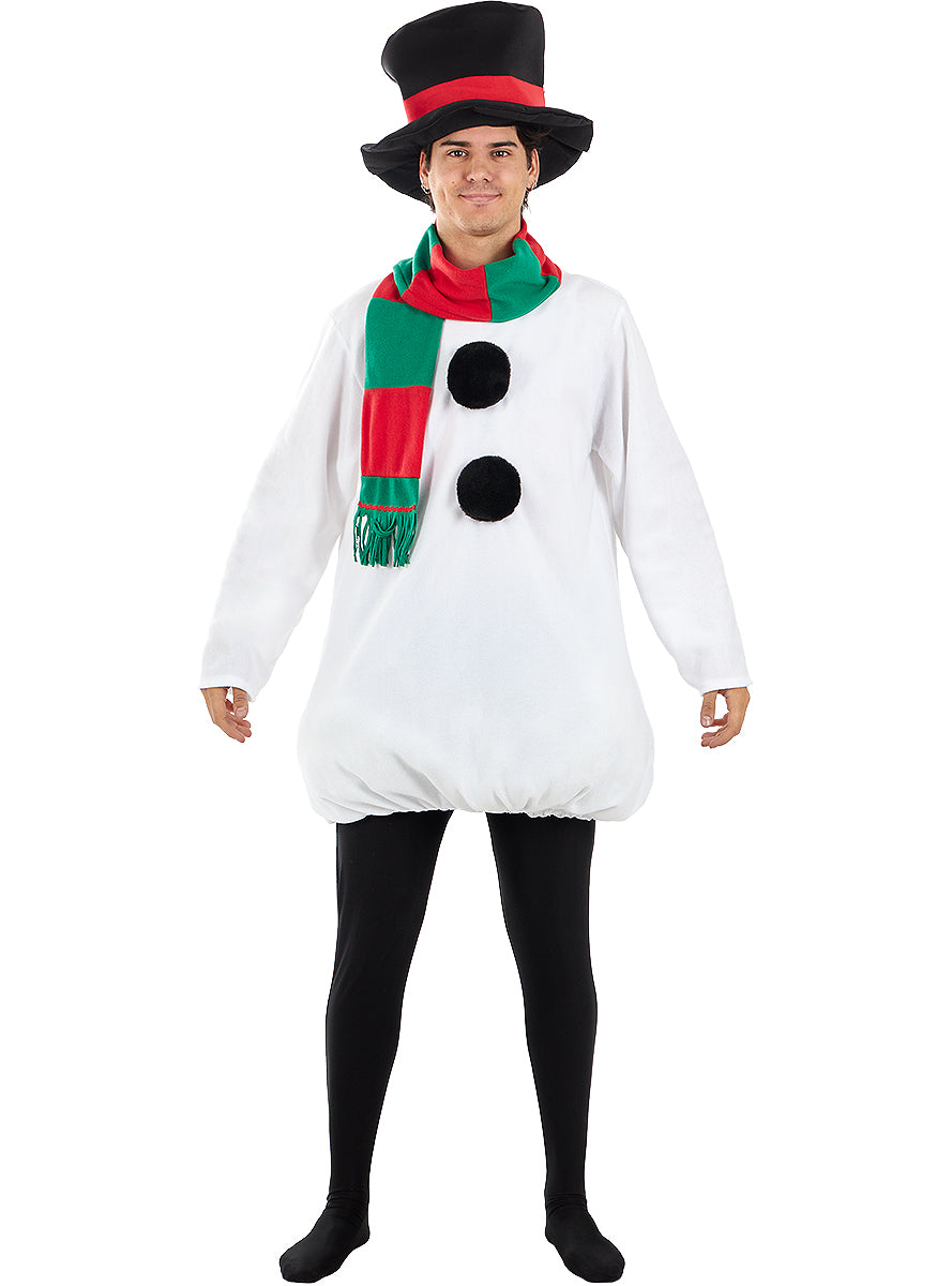 Déguisement bonhomme de neige homme