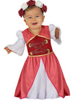 Déguisement princesse médiévale fleurie bébé
