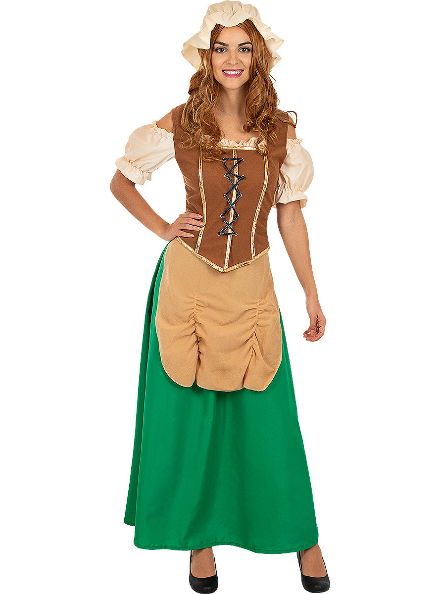 Déguisement aubergiste médiévale femme