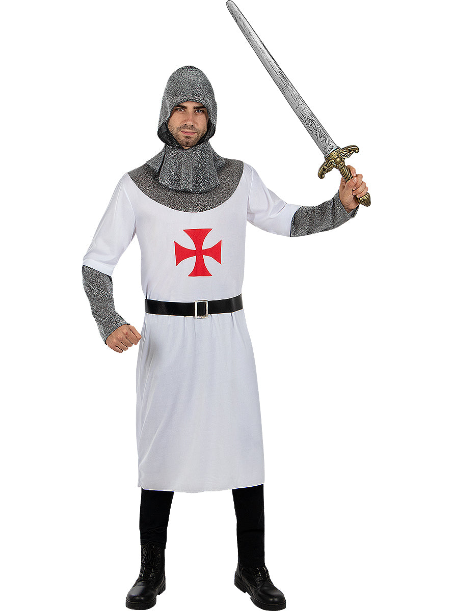 Déguisement chevalier des templiers homme