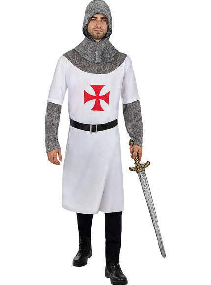 Déguisement chevalier des templiers homme