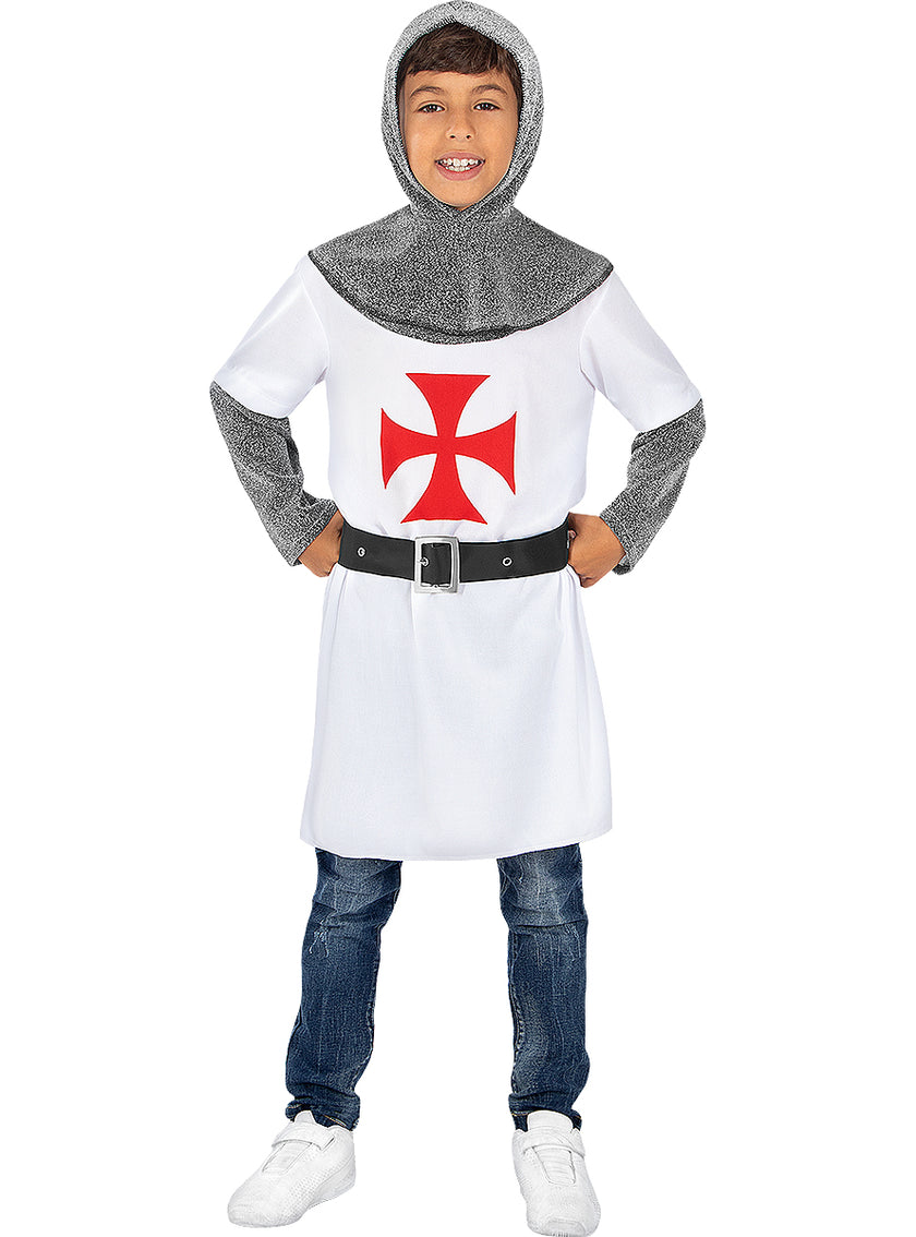 Déguisement chevalier templier garçon