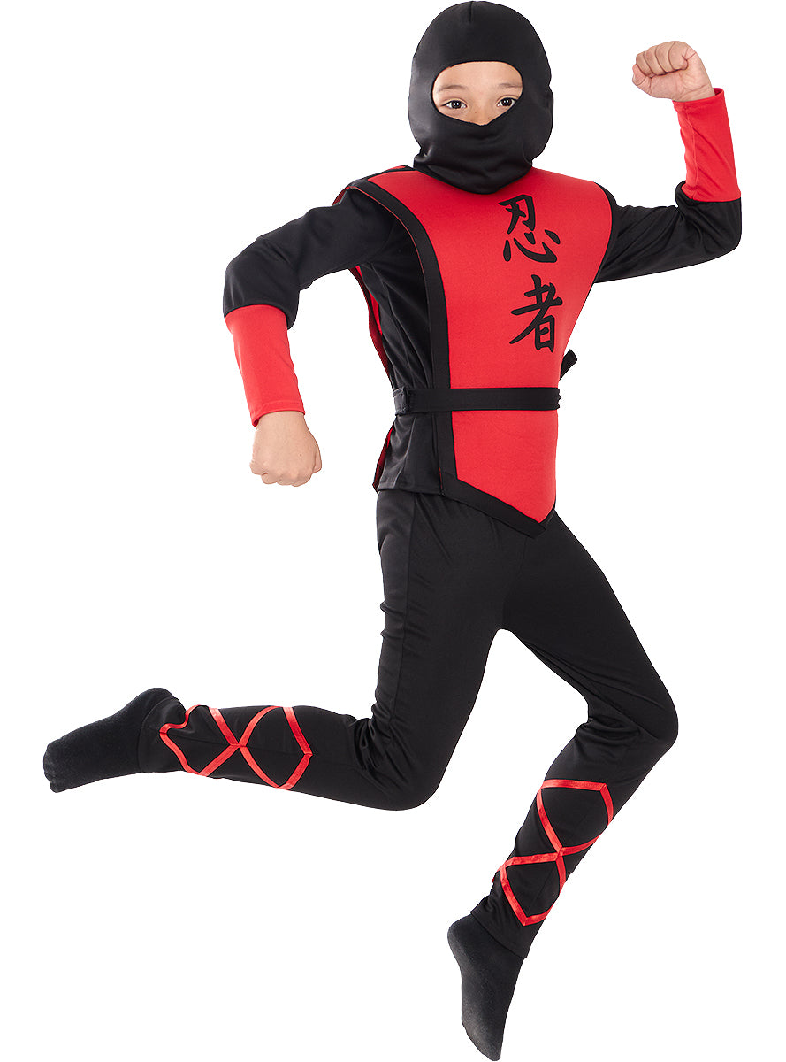 Déguisement Ninja rouge garçon