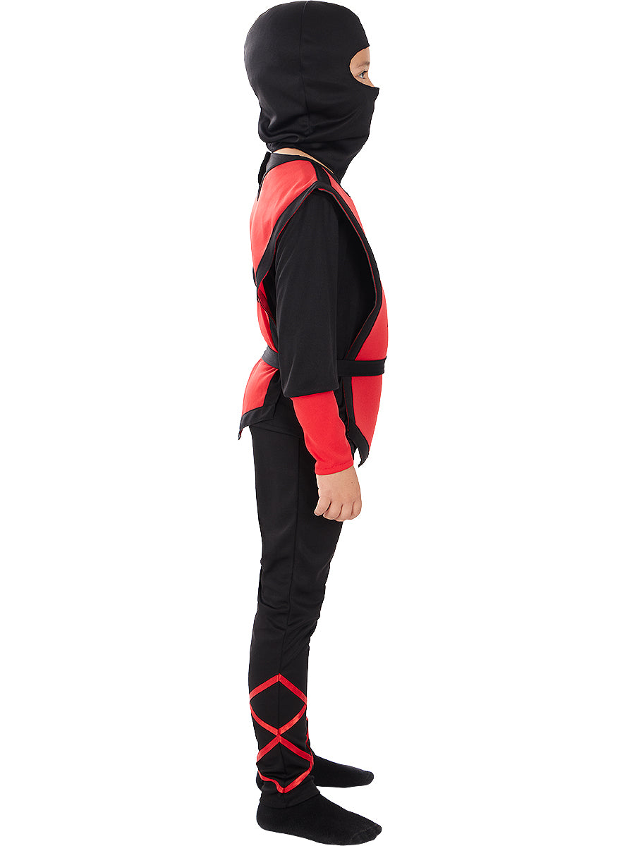 Déguisement Ninja rouge garçon