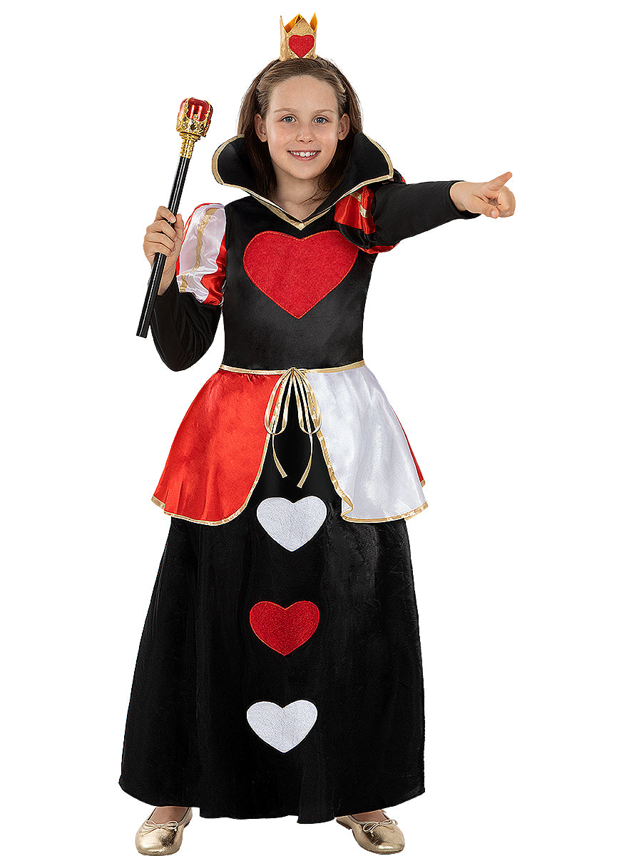 Déguisement Reine de cœurs classique fille