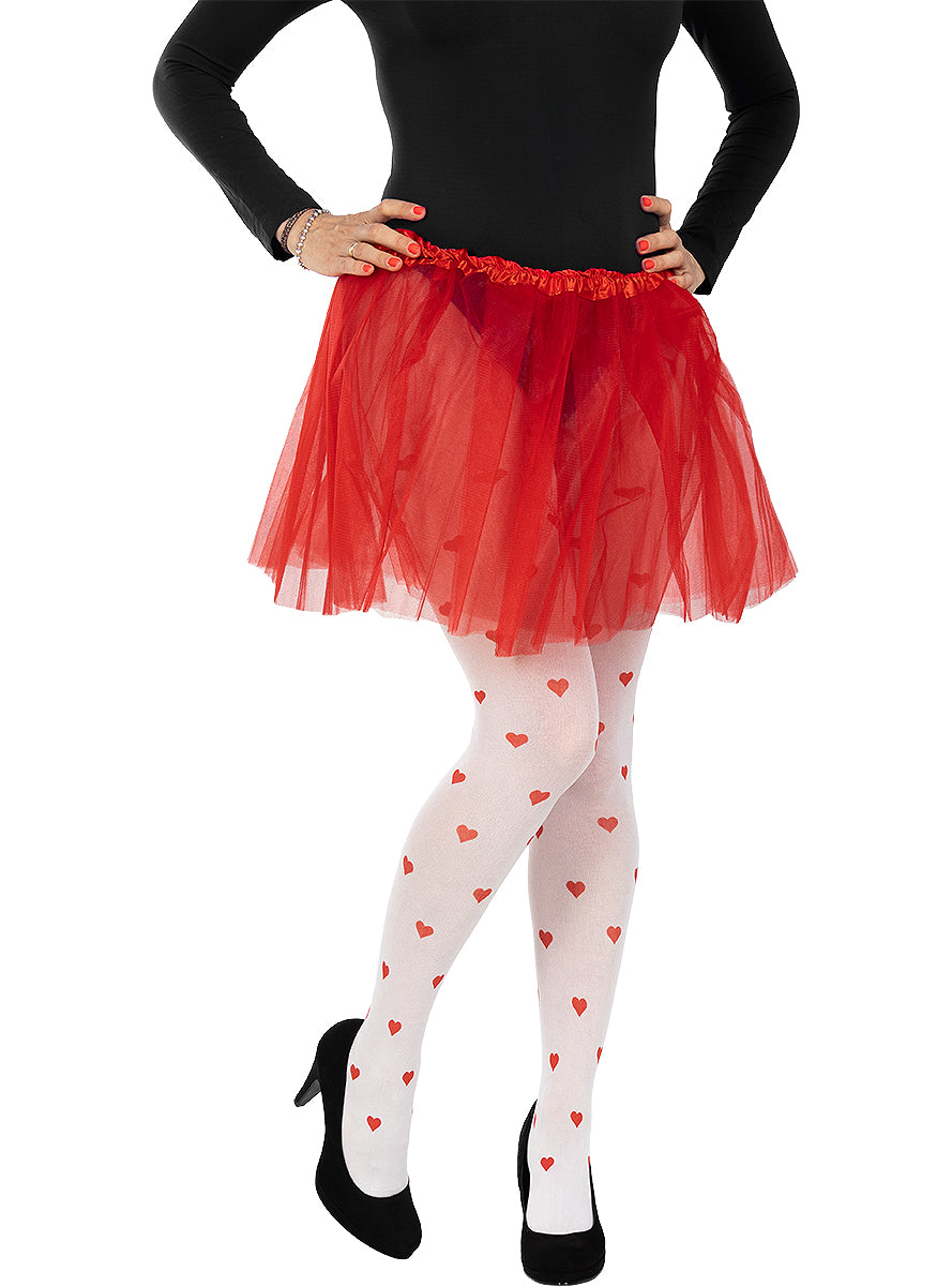 Collants cœurs femme