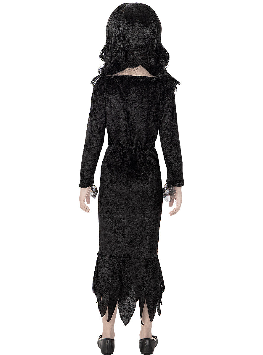 Déguisement Morticia Addams fille - La Famille Addams